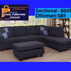 🎈Free Delivery—Brand new sectional sofa couch 