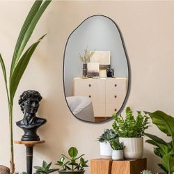 Irregular Asymmetrical Mirror Wall Mounted Unique Vanity