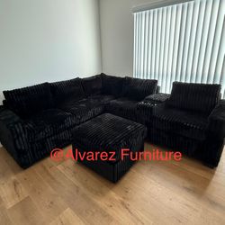 Sectional Sofa With Ottoman 