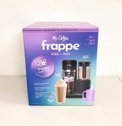 NEW Mr. Coffee Single Serve Frappe + Iced Coffee Maker with Blender