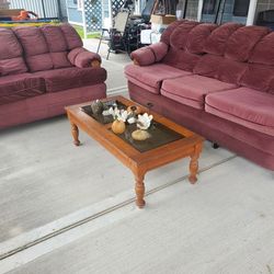 Sofa Loveseat And Coffee Table