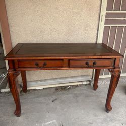 Solid Wood Desk With Chair