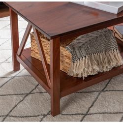 38in Coffee Table Soild Wood New 