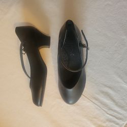 Girls Sz 1 Short Heels San Tan