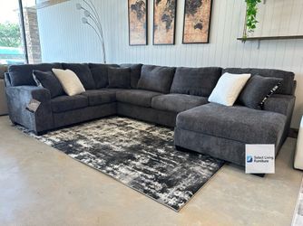 Beautiful Charcoal Colored Sectional