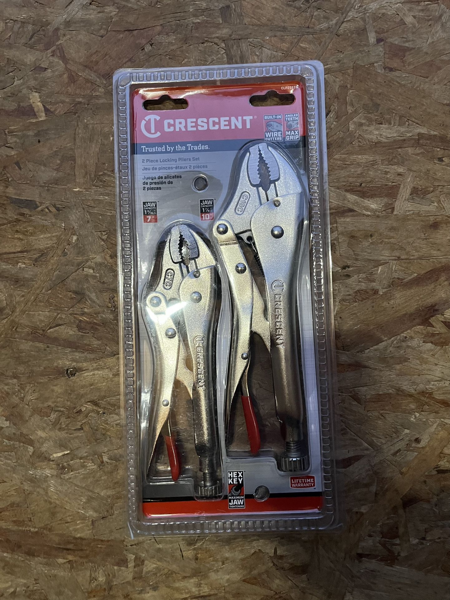 Crescent Locking/wire Cutter Plier Set