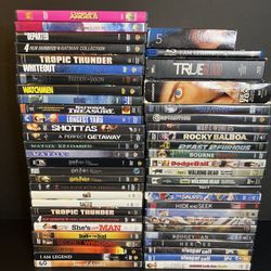 Lot Of 50 DVD Movies And Tv Shows