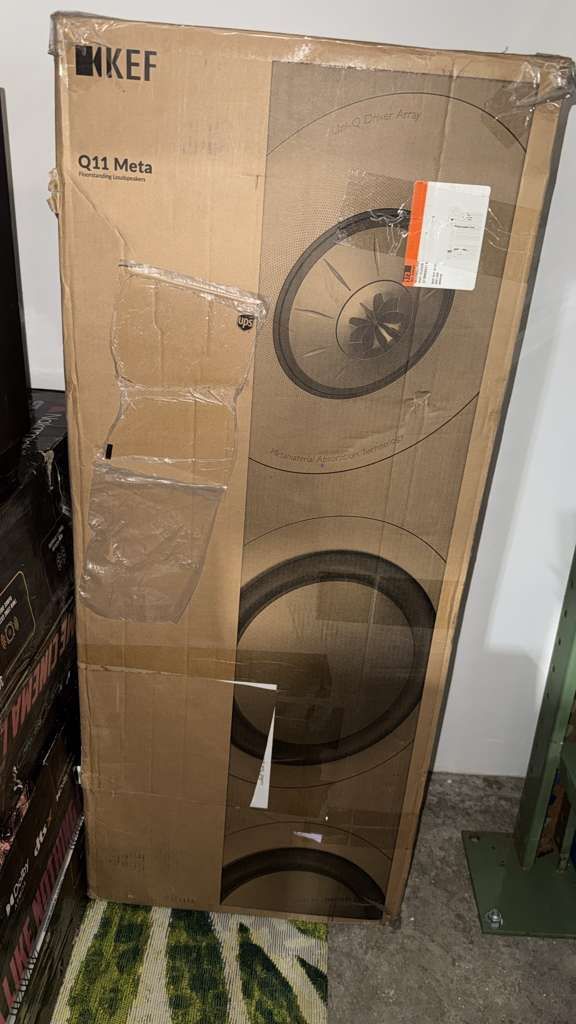 KEF Q11 Meta floorstanding speaker. black 1pc $900