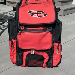 Red Boombah Baseball Softball Travel Bag