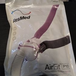 ResMed AirFit P10 Adjustable Headgear-Nasal Pillows System for Her NEW
