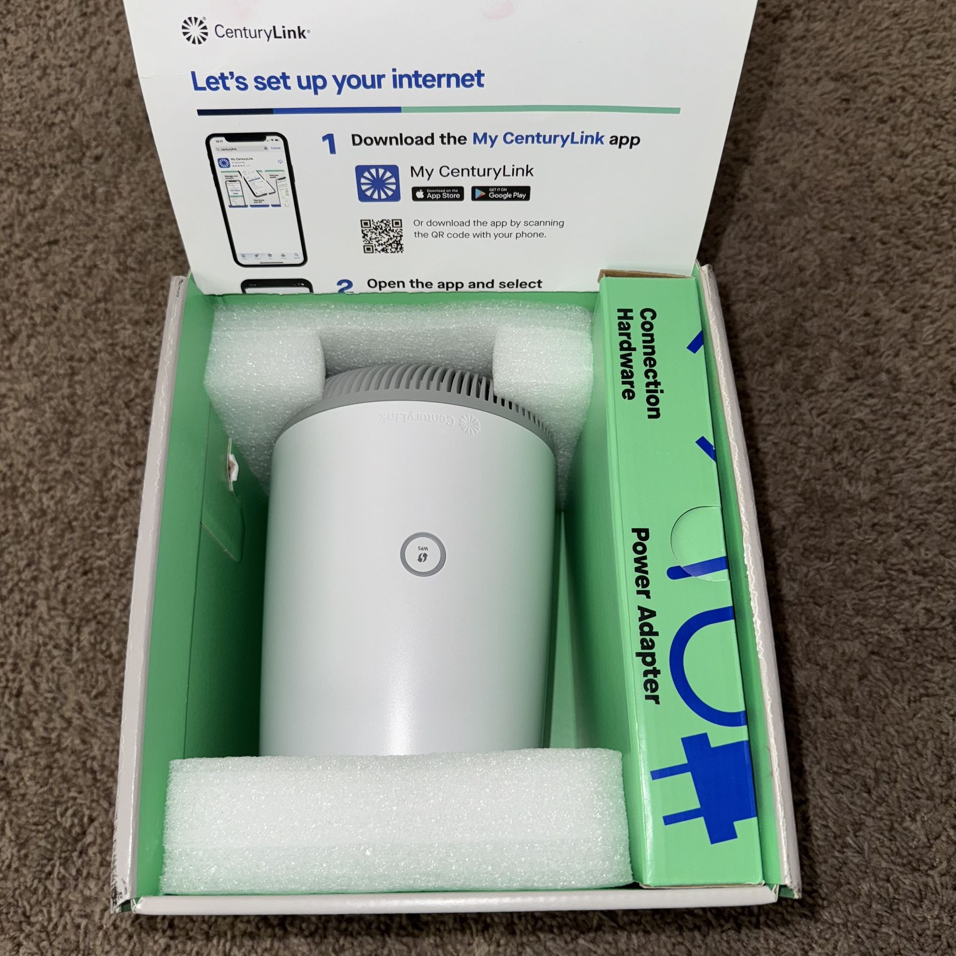 CenturyLink Bonded Line DSL Wi-Fi Router - White (C4000BG) OBN B3 TESTED WORKS