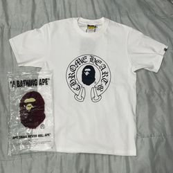 Bape Chrome heart Tee