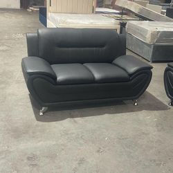 sofa de 2 plazas negro 