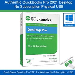 Desktop QuickBooks Pro 2021 No Yearly Fee