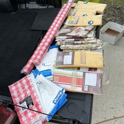 Whole Bunch Of Brand New Tablecloths Picnic Tablecloth Everything For $40