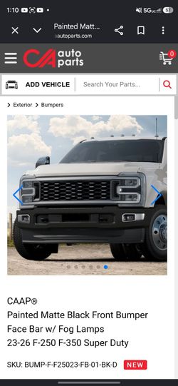 Ford Super Duty Front Bumper