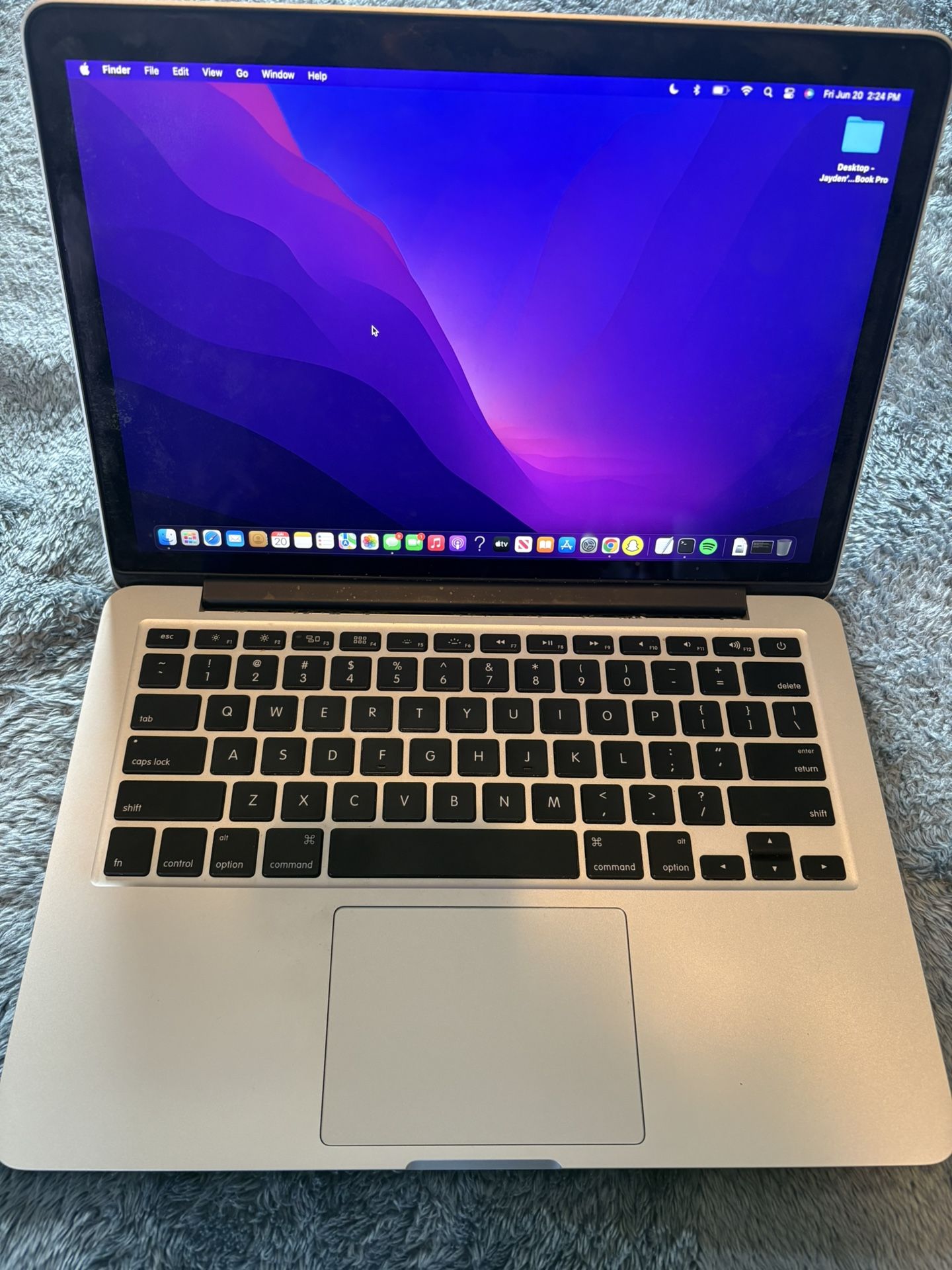 2015 MacBook Pro 13.3 Inch
