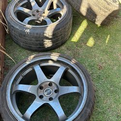 5x114 19” Wheels Open To Trade Gold Silver 