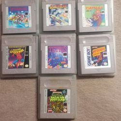 7 Nintendo gameboy games Use
