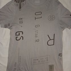 Gray short sleeve G STAR RAW shirt 