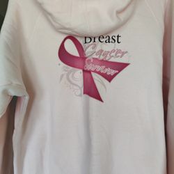 Pink Breast Cancer Survivor Hoodie