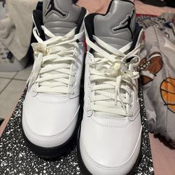 Jordan 5 White Black 