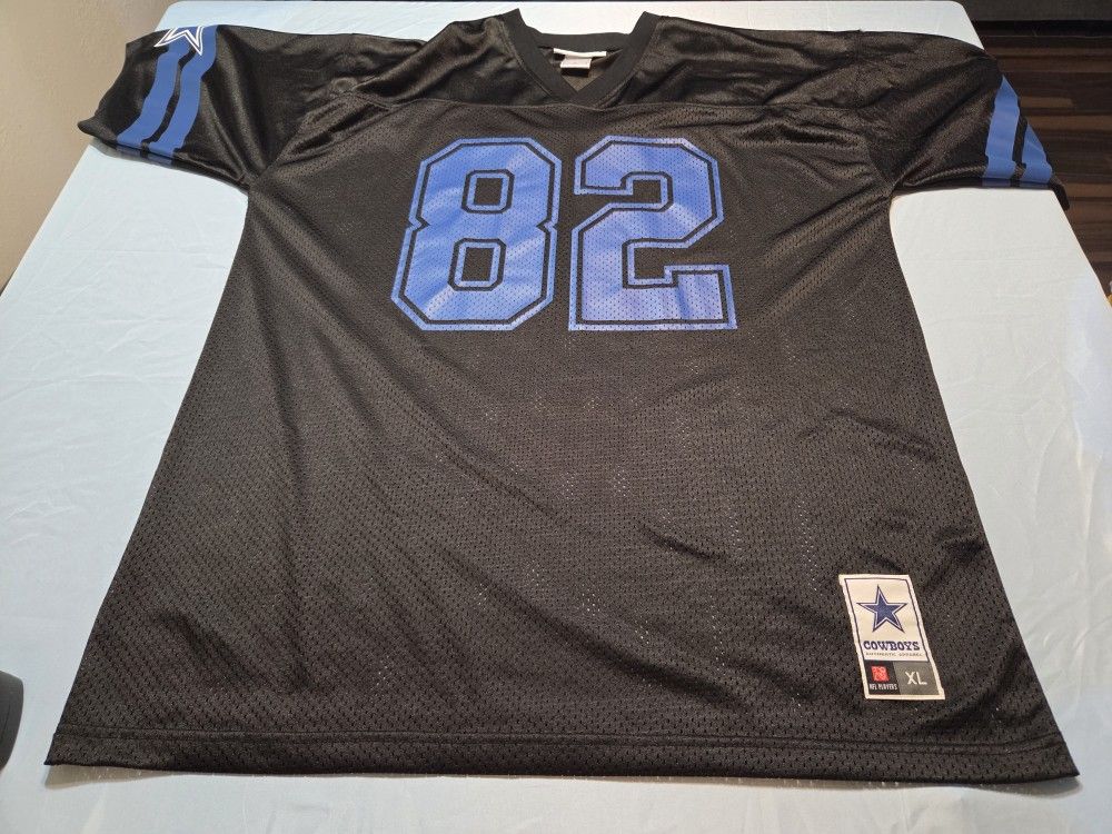 Mens 2XL BLACK Dallas Cowboys #82 Jason Witten NFL Jersey