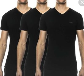 Diesel T-Shirts 3 Pack Black
