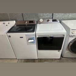 Maytag Washer and Dryer, Maximum Capacity. I can deliver it to your home, and it comes with a warranty.p