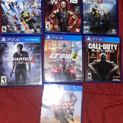 PS4 Games (read Description)