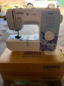 Brother XM2701 - Máquina de coser de 27 puntadas, paquete de 10 bobinas preenrolladas y 5 agujas para máquina de coser