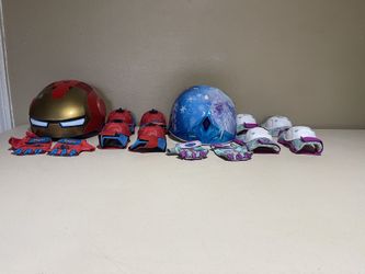 Helmets For Kids With Arm And Knee Pads