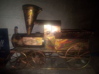 Copper Train Handcrafted