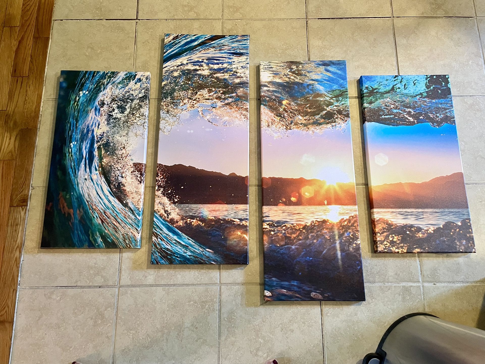 Canvas Wall Art, Ocean Picture