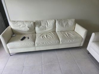High end 100% leather sofa