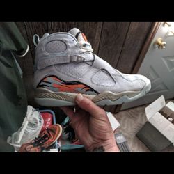 Jordan Retro 8 " ICE BLUE" WOMENS SZ 12 MENS 10½