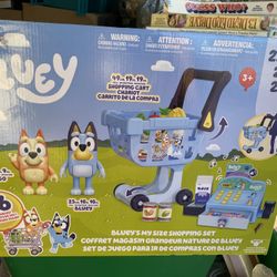 Bluey My Size Shopping Cart