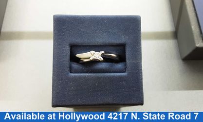 Ring - Engagement Set - Yellow Gold 18k (.750) 4.4 grams Size 6.5