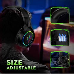 New in box Gaming Headset with Mic for PS4 PS5 Xbox one PC, Stereo Gamer Headphones with Noise Cancelling Microphone, Stereo Headset Soft Memory Earmu