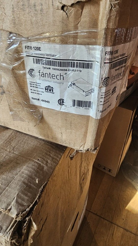 Fantech Energy Recovery Ventilator ERV