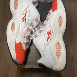 Reebok Question Low Patent ‘Vivid Orange’ 12