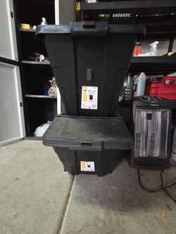 Storage shelves and containers