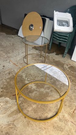 Gold coffee tables
