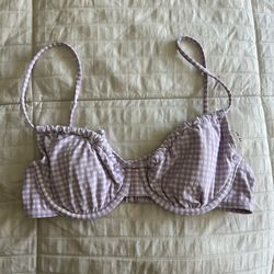 forever21 bikini top — lavender & white 👙