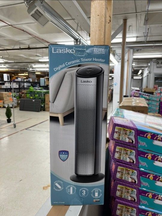 NEW Lasko Digital Ceramic Tower Space Heater - MULTIPLE AVAILABLE