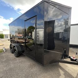 Trailer Enclosed 7x14  Extra Feet High 
