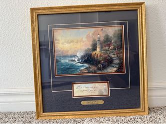 Thomas Kinkade Light of Peace 9x6