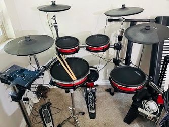 Alesis Crimson II Electronic Drum Kit + 2 Extra Pads (Excellent Condition)