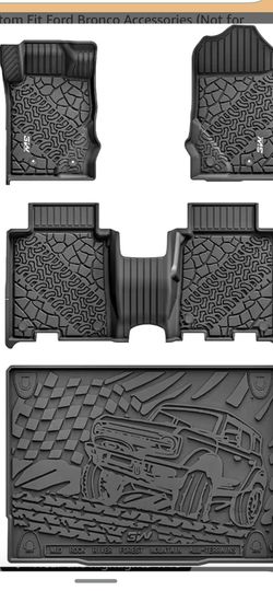 Bronco 4 all weather mats