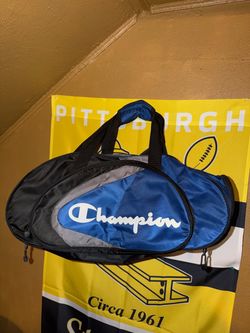 Champion Travel Gym Sports Duffle Bag Used Pre Owned As Is Zip Up Storage